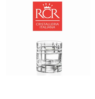 RCR ANYTIME | Whisky-Tumbler 340 ml – Bleifreies Luxion-Kristallglas (6er-Set)