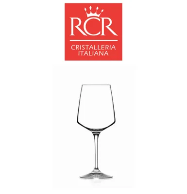 RCR ARIA A38 | Rotweinglas 720 ml – Bleifreies Kristallglas, Made in Italy (6er-Set)