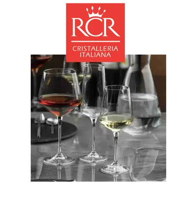 RCR ARIA | Burgunder-Rotweinglas 720 ml – Bleifreies Kristallglas (6er-Set)