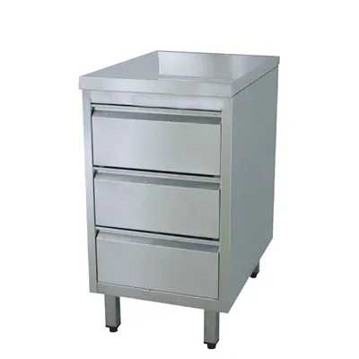 3 çekmeceli dolap, 400 x 700 x 850 mm