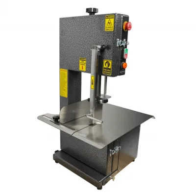 Band bone saws with stainless steel housing, 1.1 kW, Black, 400 V, (WxDxH) 670 x 620 x 1150 mm