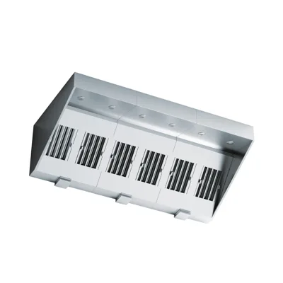 SmartVent Abluft-Lüftungshaube – Lüfter links, horizontal montiert – B 2400 mm | 0,12 kW | 230 V