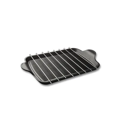 Skewer grill, aluminum, (W x D x H) 470 x 260 x 50 mm