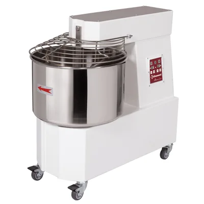 Spiral Hamur Yoğurma Makinesi 33 Litre, 2 Hız - Otomatik, Dijital, Tekerlekli (G x D x Y) mm 420 x 785 x 700