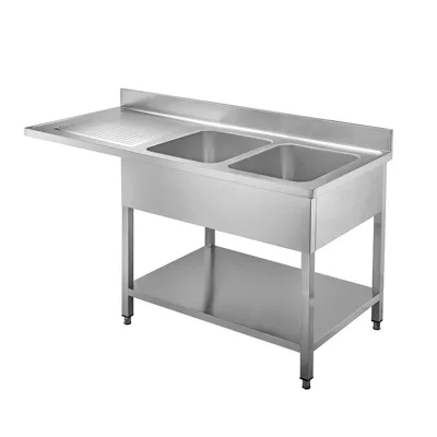 Lavabo merkezi, 2 lavabo sağda, 1600 x 600 x 850