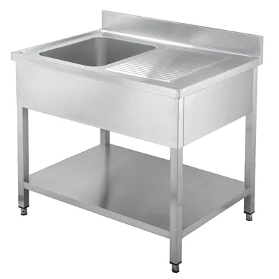 Lavabo / 1 havza sol taraflı damlalıklı, 1200 x 600 x 850