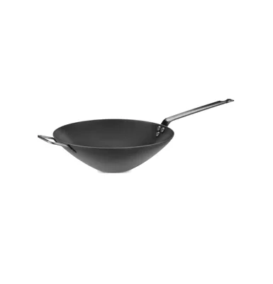 Ocelový Expert Wok 30 | Profesionální uhlíková ocelová pánev Ø 30 cm – vhodná pro indukci 641x311x110 mm