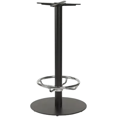 BAR Tischgestell / Tischbein - BABI - RUND  - Schwarz - ø 600  x 1080 mm