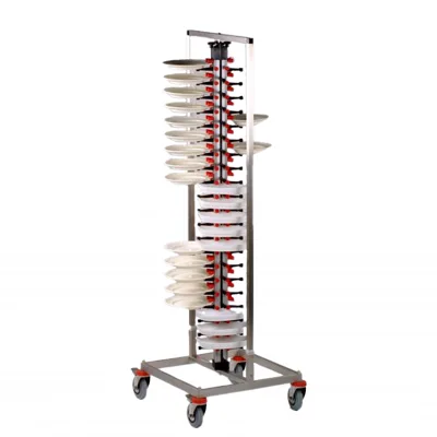 Plate Rack Trolley 84, (WxDxH) 600 x 600 x 1860 mm