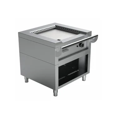 TeppanMaster Pro 800 | Profesionální plynový Teppanyaki gril – 9,2 kW, 800x770 mm