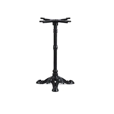 Tischfuß- Gusseisen - 4 Standfüße - Schwarz  - AMON - Schwarz - Ø 540x720 mm