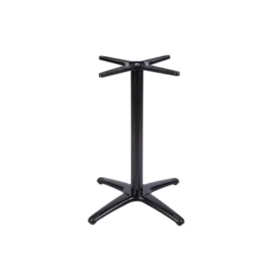 Tischgestell / Tischbein - 4 Standfüße  - BASTET - Schwarz - 730 mm