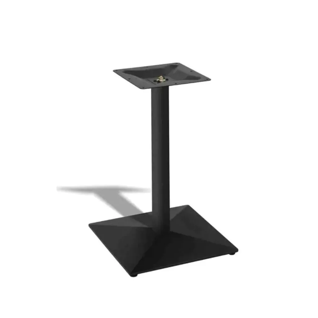 Table frame / table leg - steel - black - ISA - 400 x 400 x 720
