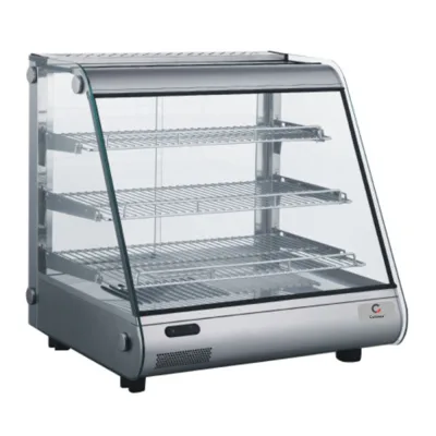 Heated Display Case, 130 L, 1.1 kW, (WxDxH) 678 x 578 x 698 mm