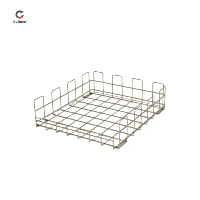 Univerzální koš pro myčku na hrnce, nerezová ocel, (Š x H x V) 550 x 610 x 160