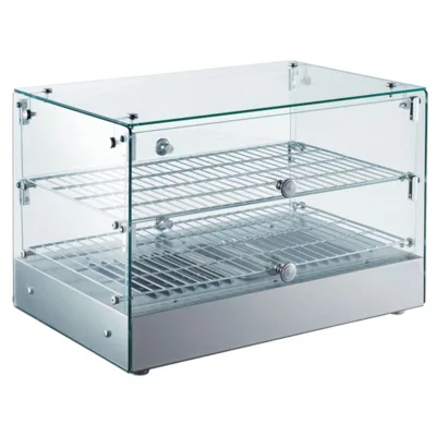 Beheizte Vitrine, 50 L, 0.8 kW, (BxTxH) 554 x 361 x 376 mm