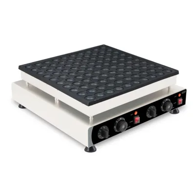 Waffeleisen, Kapazität 100 Poffertjes Ø4 cm, 2.4 kW, (BxTxH) 570 x 540 x 190 mm