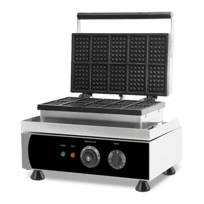 Waffle Iron, Capacity 10, Brussels Waffle, 1.75 kW, (WxDxH) 380 x 350 x 465 mm