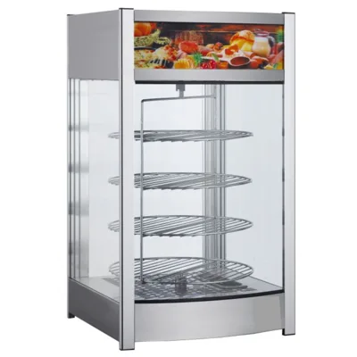 Heated Display Case, Rotating, 97 L, 0.8 kW, (WxDxH) 460 x 448 x 785 mm