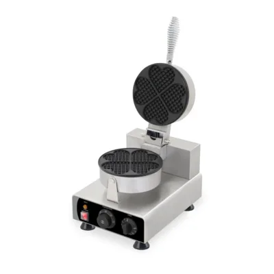 Waffeleisen, Kapazität 4, Herzform, 1 kW, (BxTxH) 450 x 250 x 270 mm