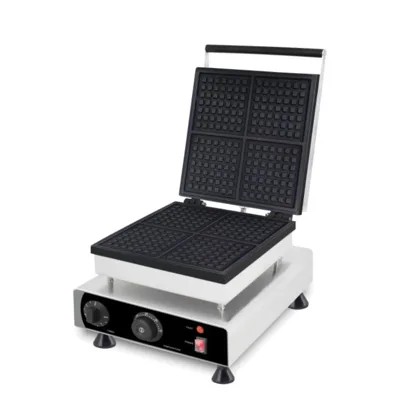 Waffle Iron, Capacity 4, Square, 1.75 kW, (WxDxH) 305 x 430 x 505 mm
