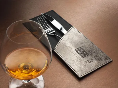 Cutlery case 10 × 24 cm – Customizable with your logo or restaurant name