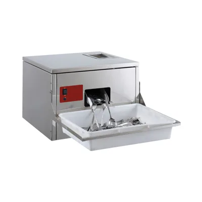 Cutlery Dryer and Polishing Machine, 3500 pcs/h, Tabletop Model, 0.75 kW, (W x H x D) 570 x 550 x 400 mm