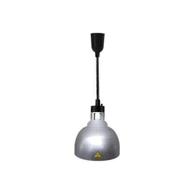 Wärmelampa C4, stříbrná, 0,25 kW, výška 450-1100 mm