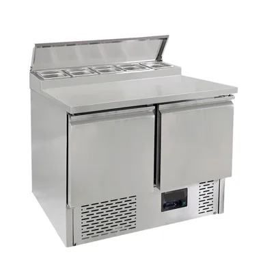 Zubereitungstisch Mini mit 2-fach für 5 x GN1/6, 900 x 700 x 970 mm