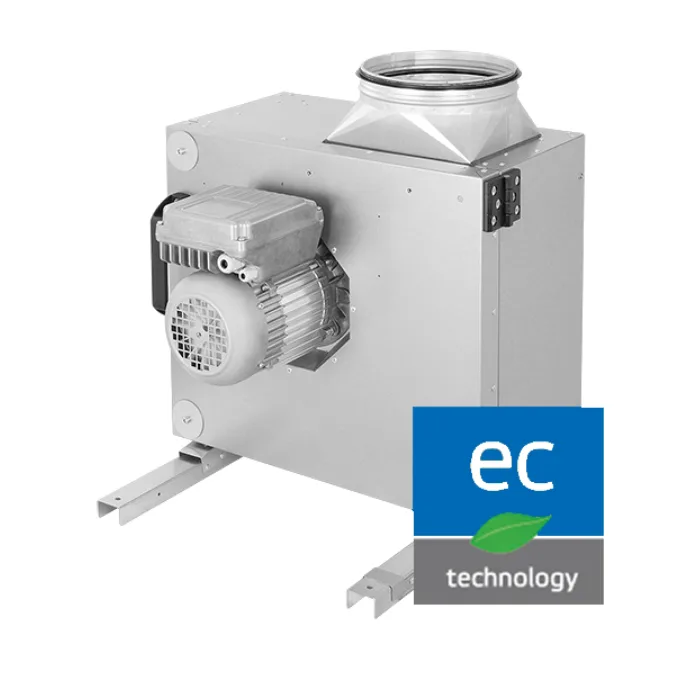 Kitchen Exhaust Box with External EC Motor 832 x 365 x 751 mm | 1.33 kW | 230 V | Ø 355 mm | 6975 m³/h
