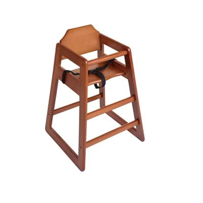 Bolero dětská vysoká židle tmavě hnědá - Výška sedadla: 50 cm | 75 x 51 x 51 cm | Dřevo | tmavě hnědá