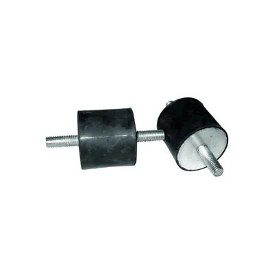 Schwingungsdämpfer mit 2 Gewindestiften M8, 40 × 30 mm