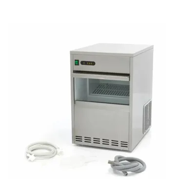 Ice Maker for Rounded Ice Cubes with Digital Display – 45 kg/Day, 7 kg Storage, 398 × 510 × 608 mm, 230 V, 350 W