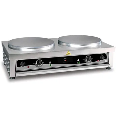 Crepes Device 2 Plates, 2x3 kW, (WxDxH) 900 x 520 x 245 mm