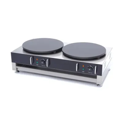 Crepes Maker - Single Crepe - 2x40 cm - incl. batter spreader - 865 x 495 x 20 mm - 230 V -6000 Watt