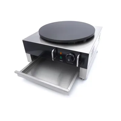 Crepes Maker - Single Crepe - 40 cm - incl. batter spreader - 445 x 500 x 250 mm - 230 V - 3000 Watt