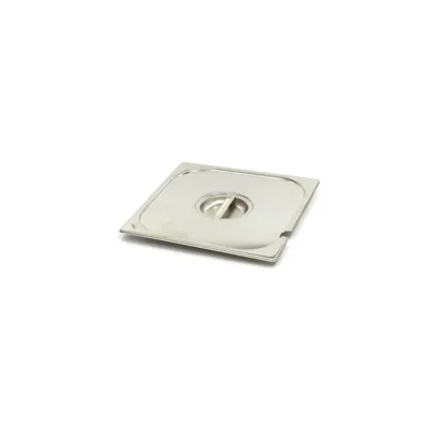 Deckel für GN Behälter - 1/2 GN - 325x265x30 mm  - Edelstahl mit Löffelgriff Platz