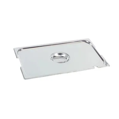Deckel für GN Behälter - 1/4 GN - 265x162x25 mm  - Edelstahl mit Löffel Griff Platz