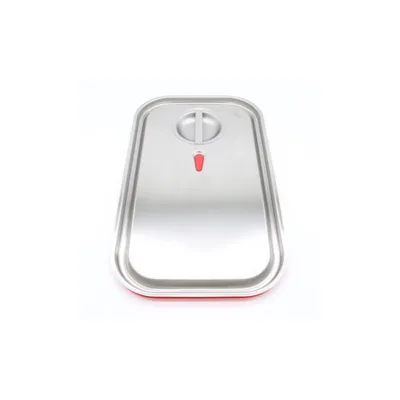 Víko GN nádoby - 1/1 GN - nerezová ocel - 530x325x18 mm - vzduchotěsné