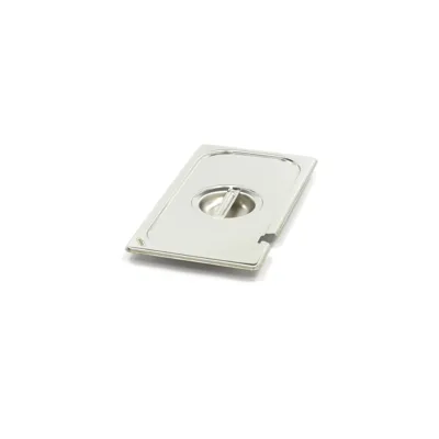 Deckel GN Behälter - 1/3 GN - 325x176x25 mm  - Edelstahl - für Löffelgriff Platz