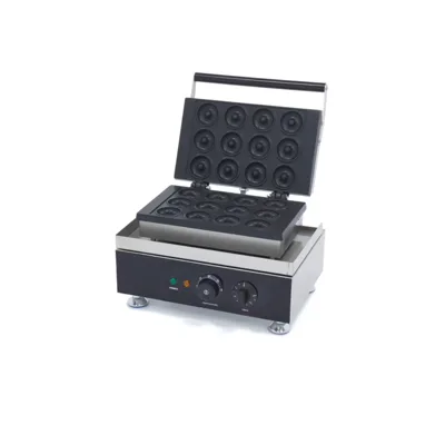 Donut Maker - 12 Mini  Donuts - Ø5 cm - mit Eingebauter Timer - 380 x 310 x 270 mm - 230 V / 1750 W