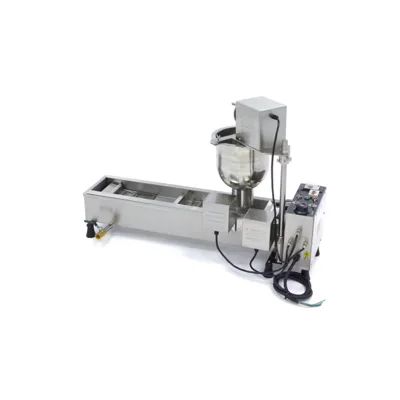 Donut Makinesi - 450 Donut/Saat - Otomatik - Döner Sistemli Fritöz - 965 x 330 x 650 mm - 230 V - 3000 W