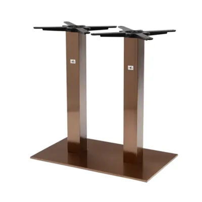 Edelstahl-Tischgestell, Kupfer - KHEPRI -   700x400x720 mm