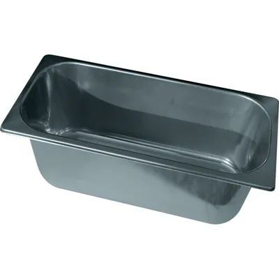 Eisbehälter Inox 7 liter - 360 x 165 x 150 mm