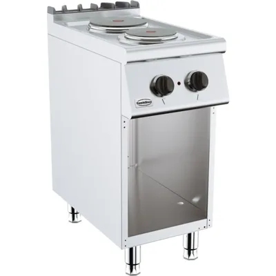 Electroherd 2 Platten, 4.1 kW, (B x T x H) 400x700x900 mm