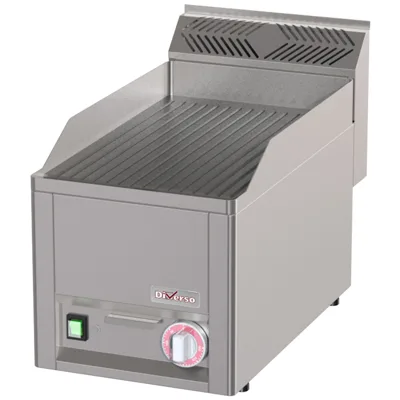 Elektrikli Kabartmalı Ocak Plakası, 3 kW, (G x D x Y) 330 x 600 x 290 mm, Paslanmaz Çelik