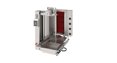 Elektro Dönerroboter - 4 Brenner - max. 95 kg 720x920x1150 mm