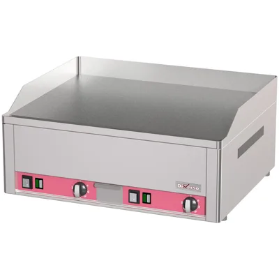 Elektrikli düz ızgara plakası 6 kW, döküm plaka 650 x 480 mm, (G x D x Y) 660 x 530 x 290 mm