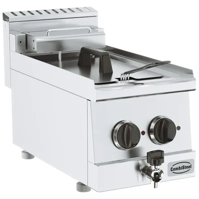 Elektrická fritéza 10 L, 3,5 kW, 1 koš, (Š x H x V) 300x600x300 mm