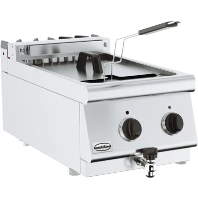 Elektrická fritéza 10 L, 7,5 kW, 1 koš, (Š x H x V) 400x700x300 mm
